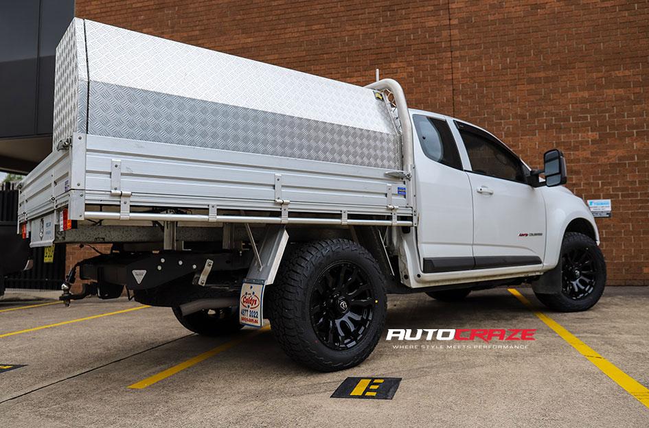 HOLDEN COLORADO BLITZ MATTE BLACK MACHINED DDT
